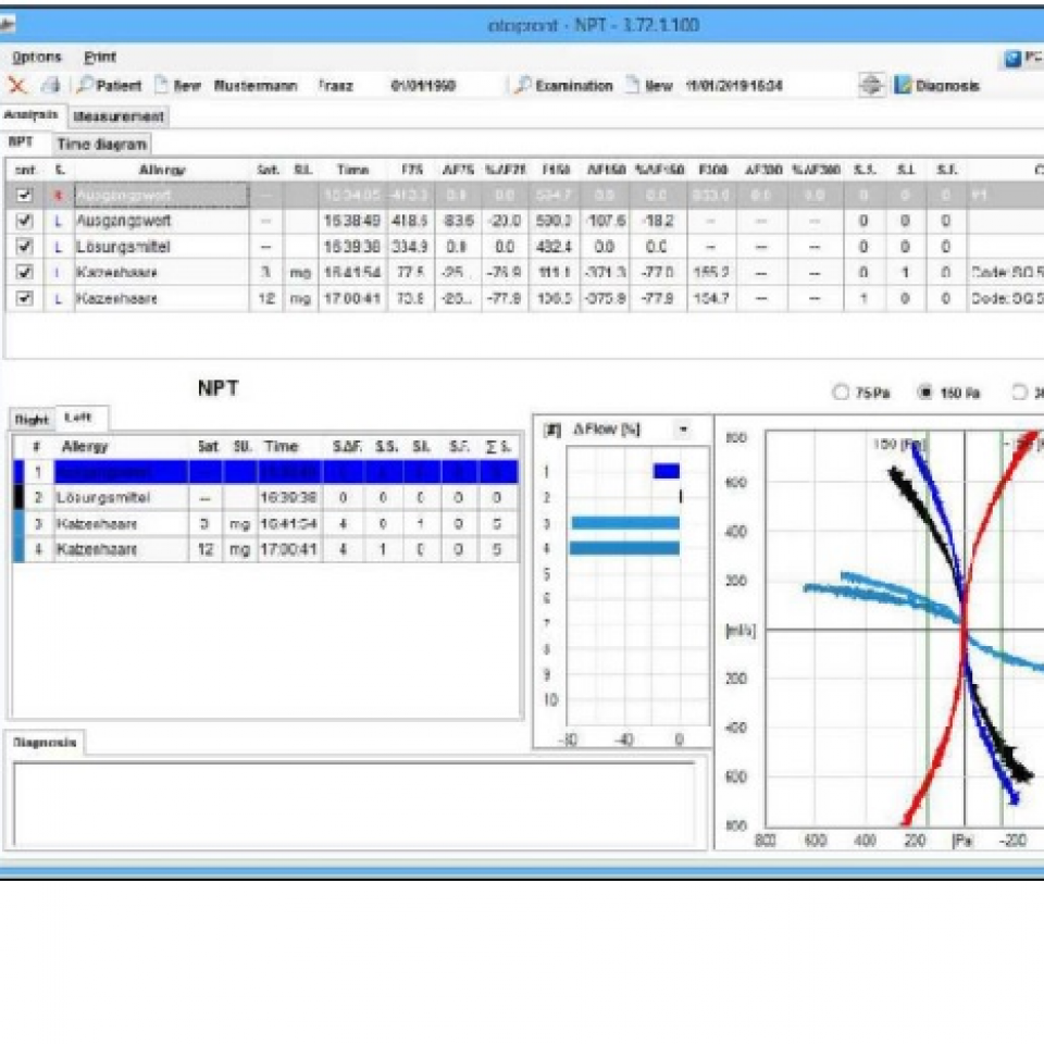 Software Prueba provocación nasal